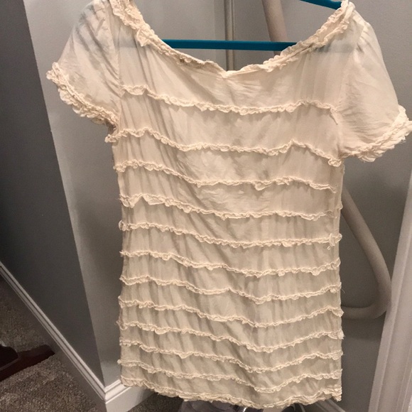 J Crew Cream colored Cotton/Silk women’s dress - Picture 4 of 6